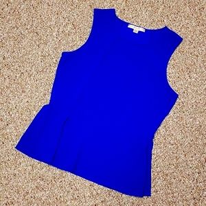 Royal Blue Peplum Top